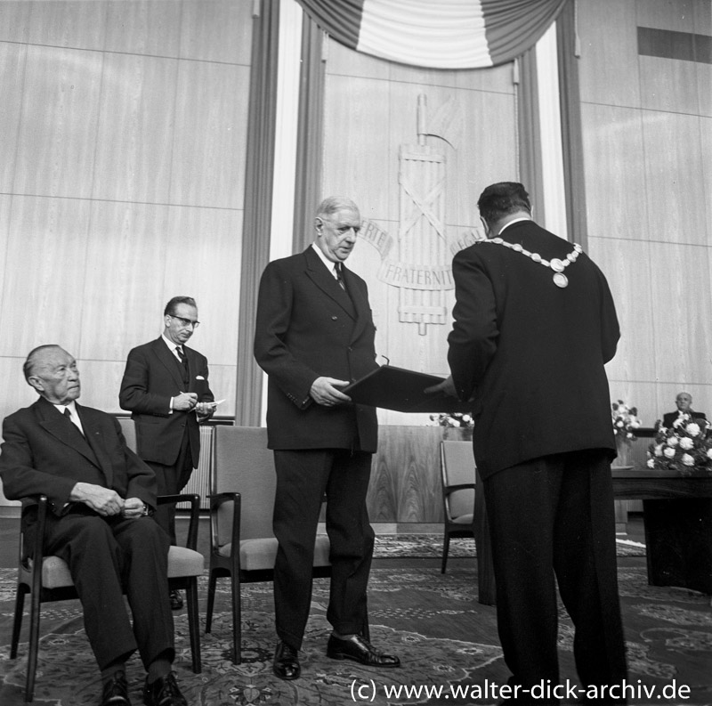 Gastgeschenk für Präsident de Gaulle 1962
