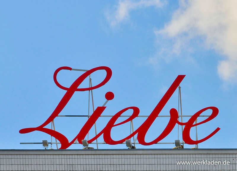 Liebe (Deine Stadt) - Fototafel 17x12 cm