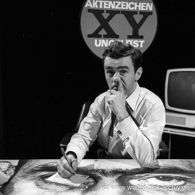 Ernst Hilbich beim Lottospiel 1963