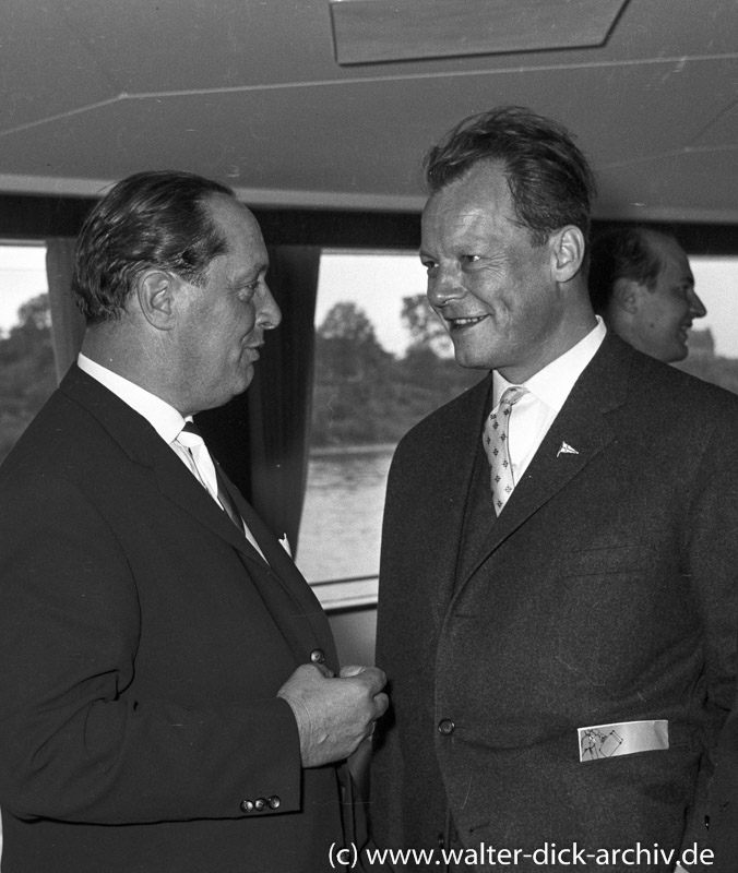 Willy Brandt und Theo Burauen 1959