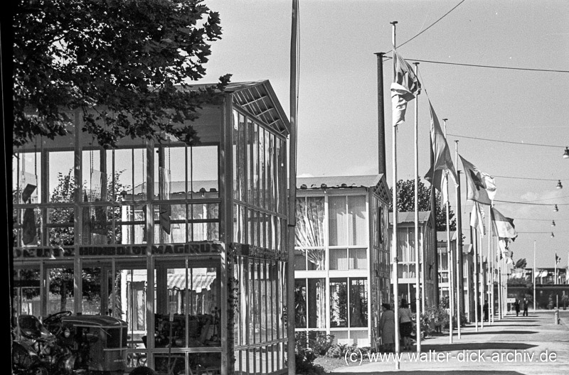 Glaspavillons Köln-Messe 1950