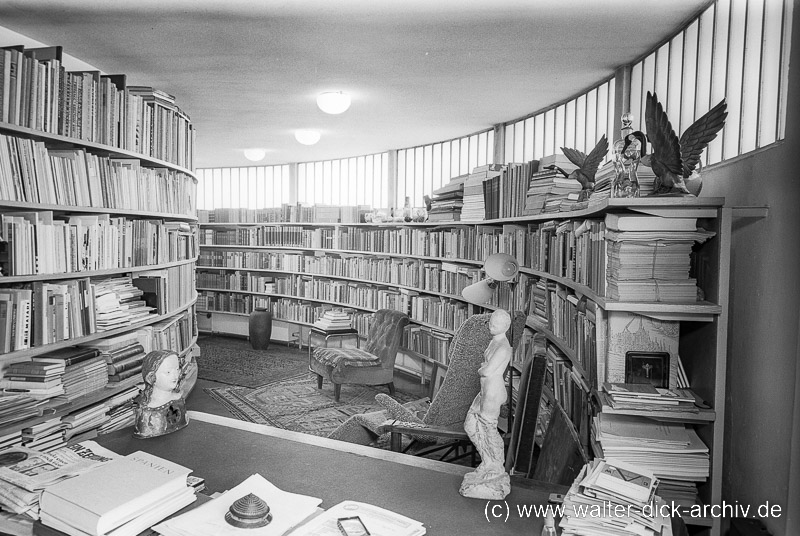 Haus Haubrich Bibliothek 1956