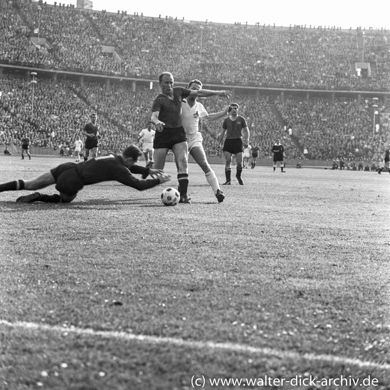 Endspiel gegen Nürnberg 1962