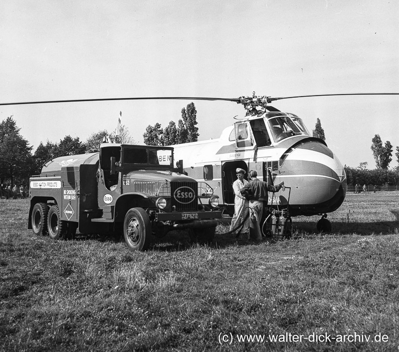 Heliport im Grüngürtel 1953