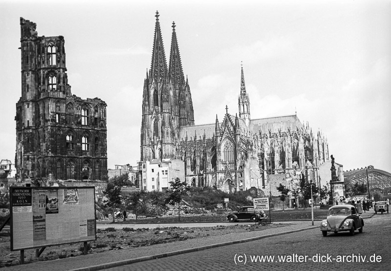 Alter Markt und Dom 1950