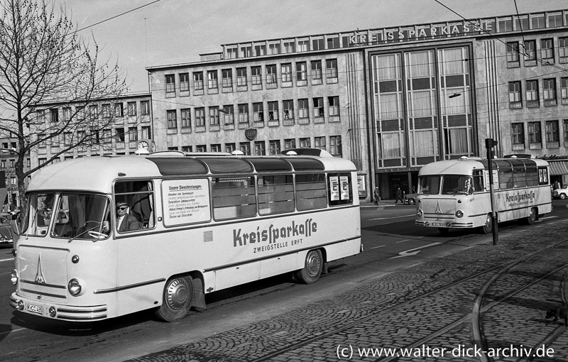 Kreissparkasse Köln 1965 - Rollende Zweigstellen