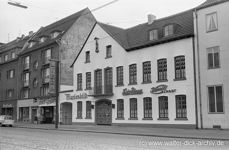 Gasthaus Marienbild in Braunsfeld 1958