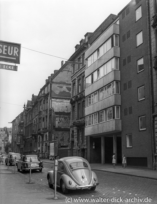 Blick in die Gilbachstraße 1959
