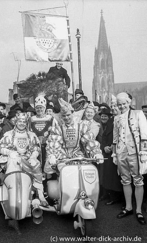 Der Prinz auf der Vespa 1952