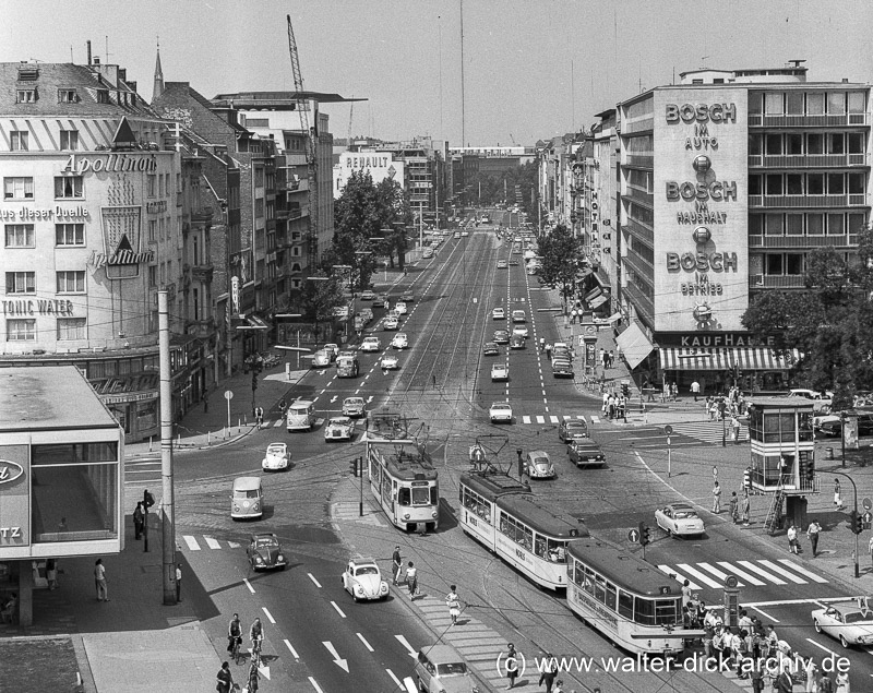Verkehrsknoten Rudolfplatz 1964