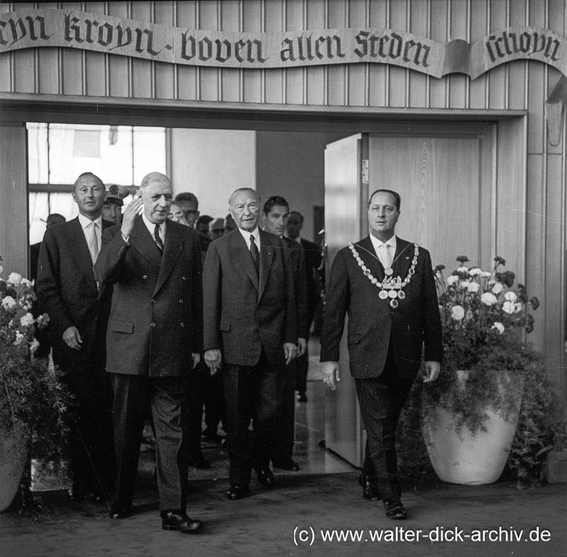 Ankunft im Gürzenich 1962