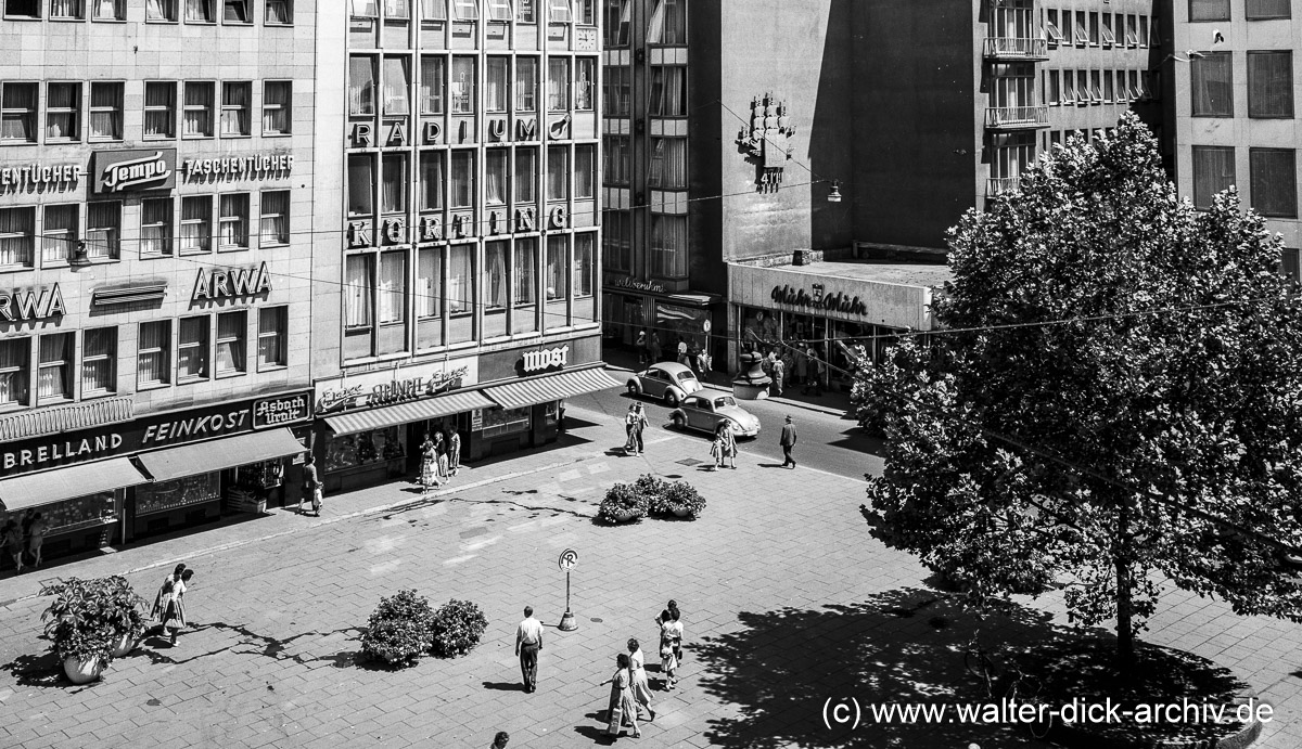 Auf dem Wallrafplatz 1960