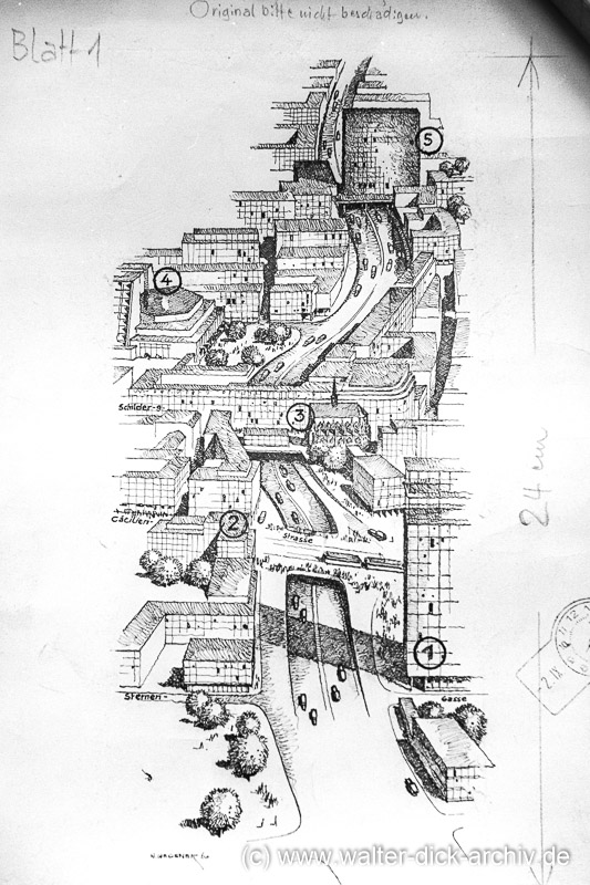 "Schöne neue Welt" Entwurf für die Nord-Süd-Fahrt 1964