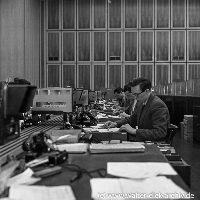 Autoschalter der Sparkasse - Kontenverwaltung1961