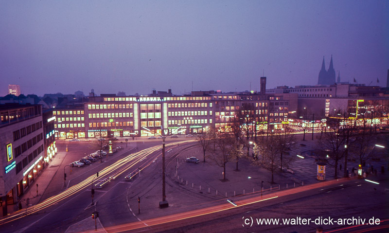 Nächtlicher Neumarkt 1962