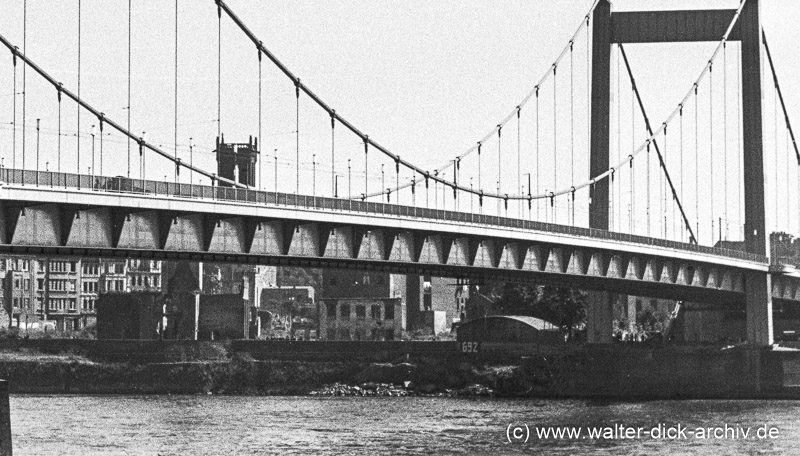 Mülheimer Brücke  1956