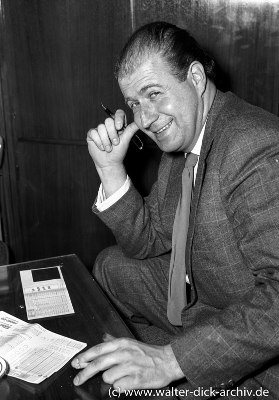 Hans Joachim Kulenkampff beim Lottospiel 1963