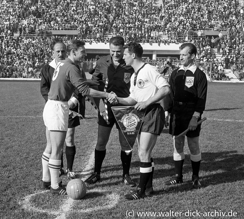 Fußball WM Chile Deutschland : Schweiz 1962