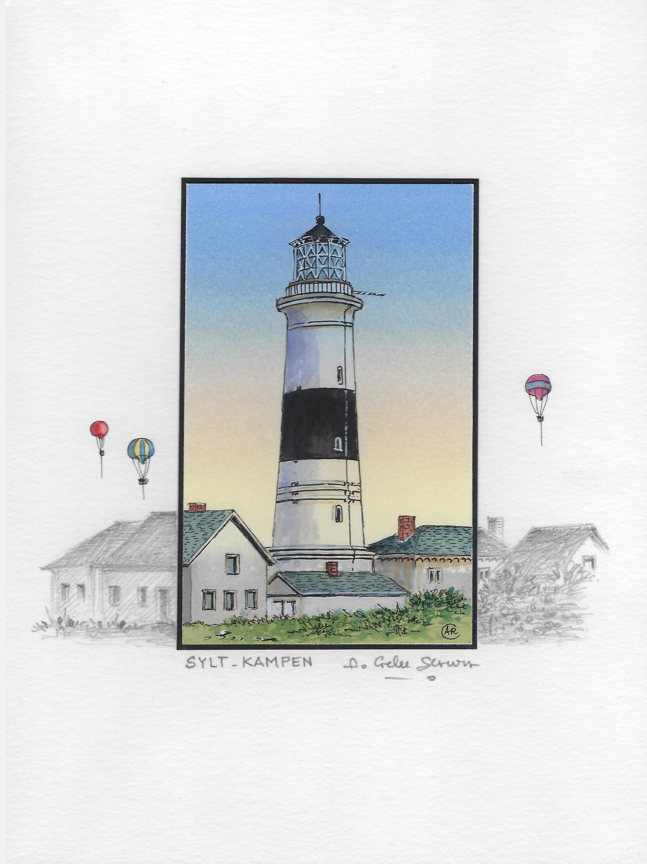 Annie Gelee-Schulz - Leuchtturm von Kampen Sylt