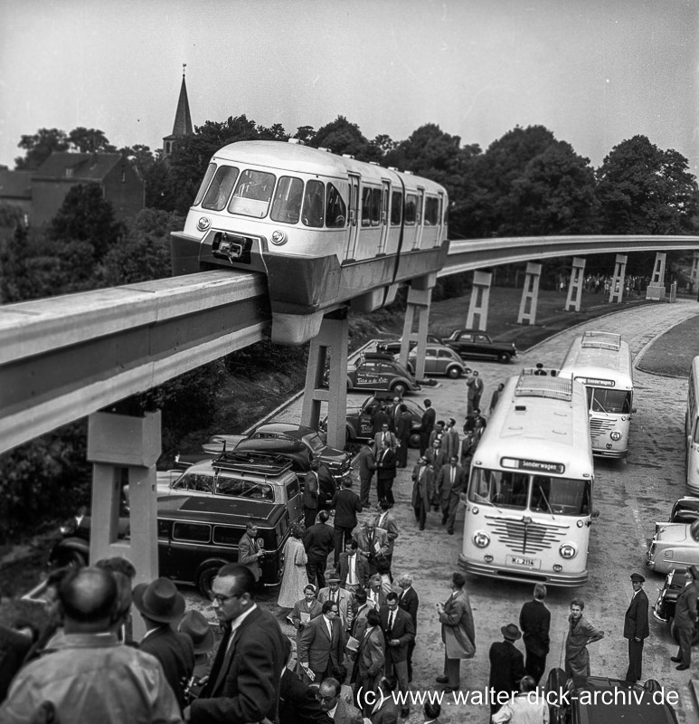 Versuchszug der ALWEG-Bahn 1957