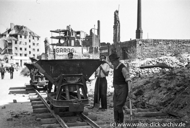 Trümmerräumung im Severinsviertel