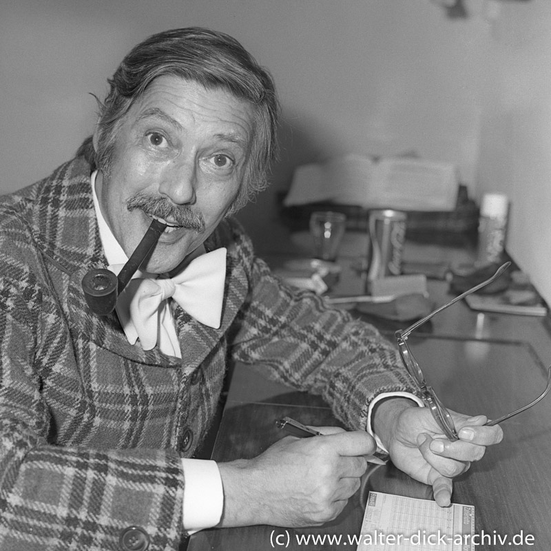Peter René Körner beim Lottotip 1972