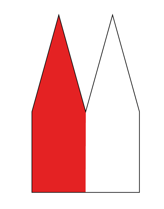 Dom Einsatz - Rot + Weiß