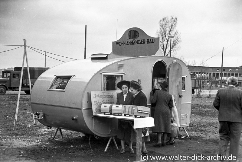 Wohnwagen auf der Kölner Messe