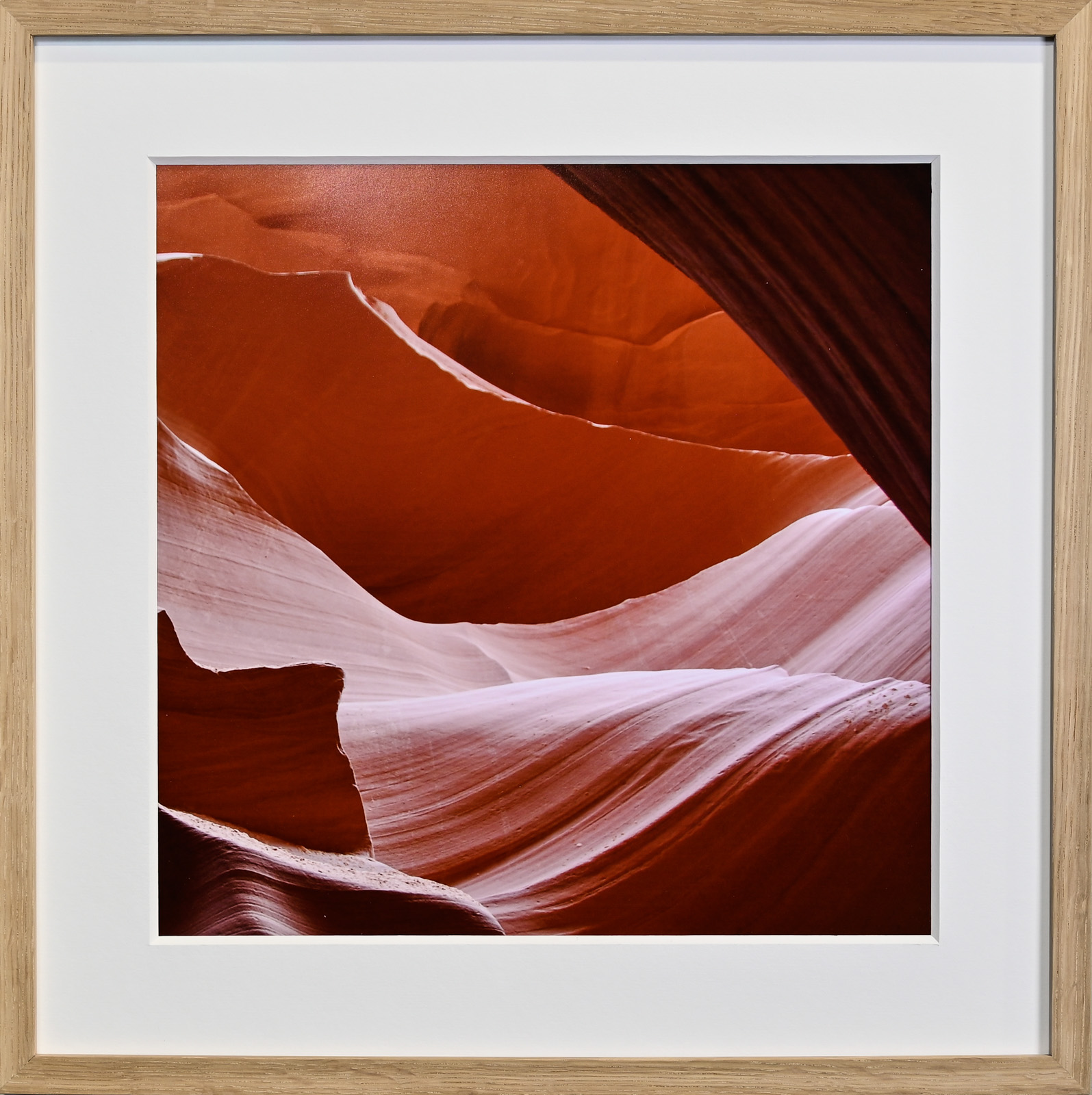 Bilderrahmen handgefertigt massive Eiche 15x40 mm