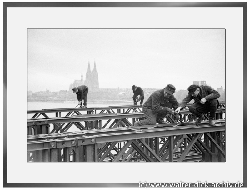 E01 - Bau der Pattonbrücke 1946