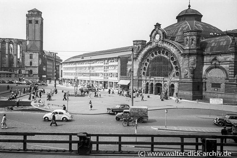 Der alte Hauptbahnhof 1954