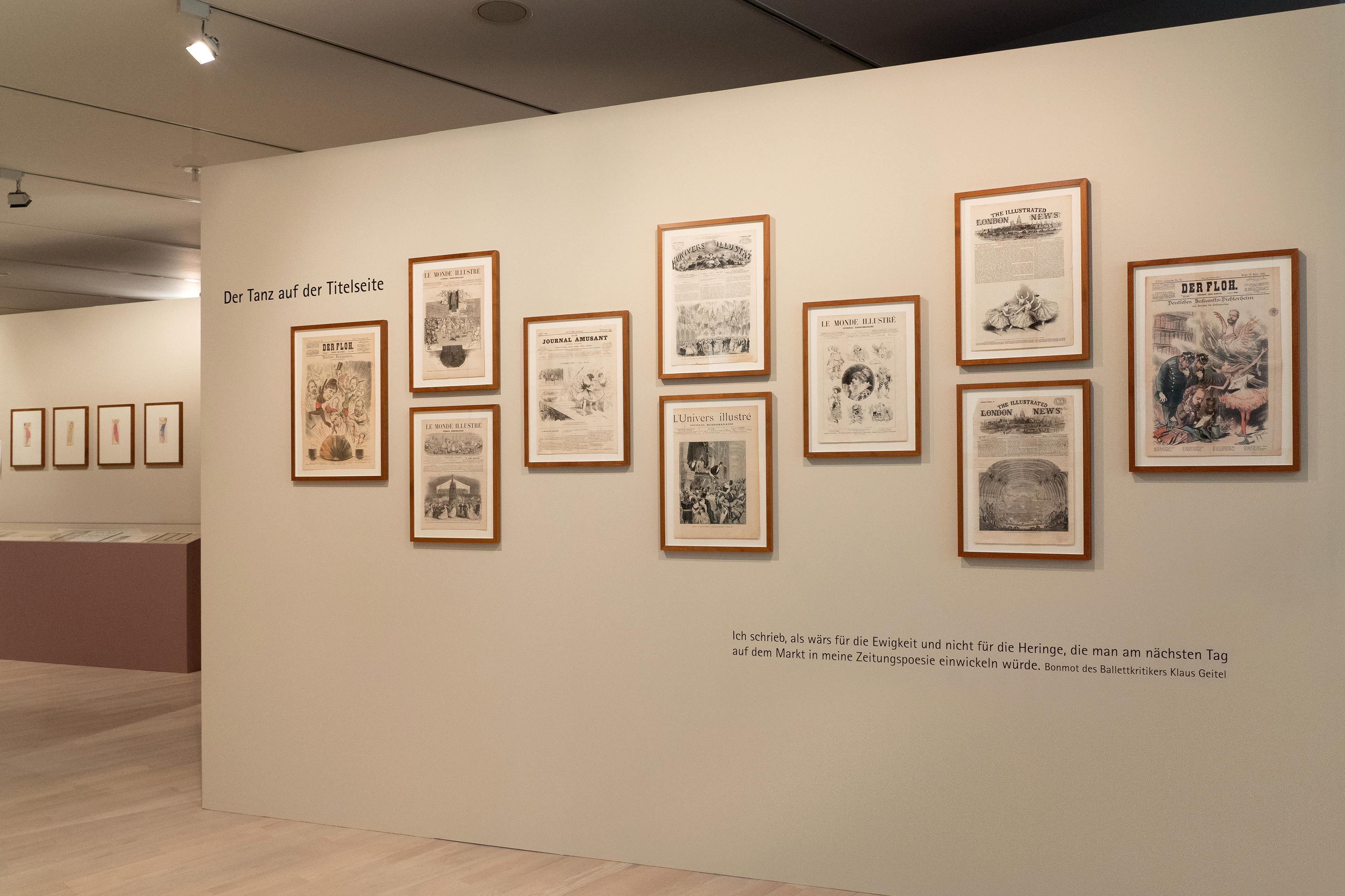 Werkladen rahmt neue Ausstellung für das Tanzmuseum des Deutschen Tanzarchivs Köln