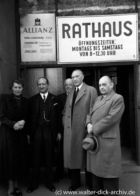 Konrad Adenauer und die Kölner Stadtspitze