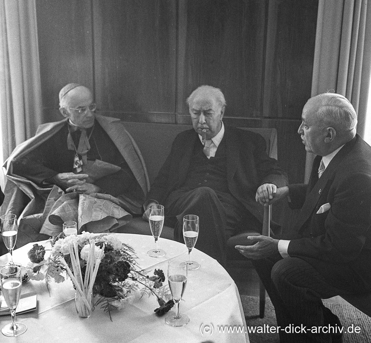 Der bu ndespräsident und der Erzbischof 1959