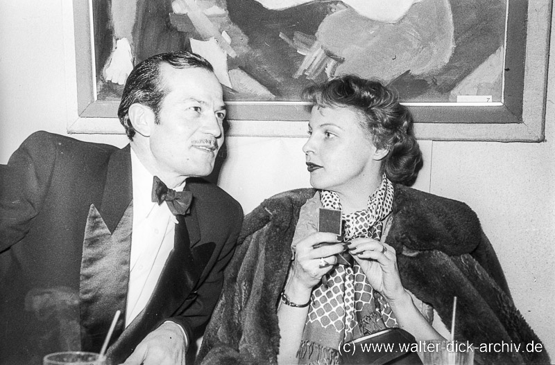 René Deltgen und Kollegin 1952