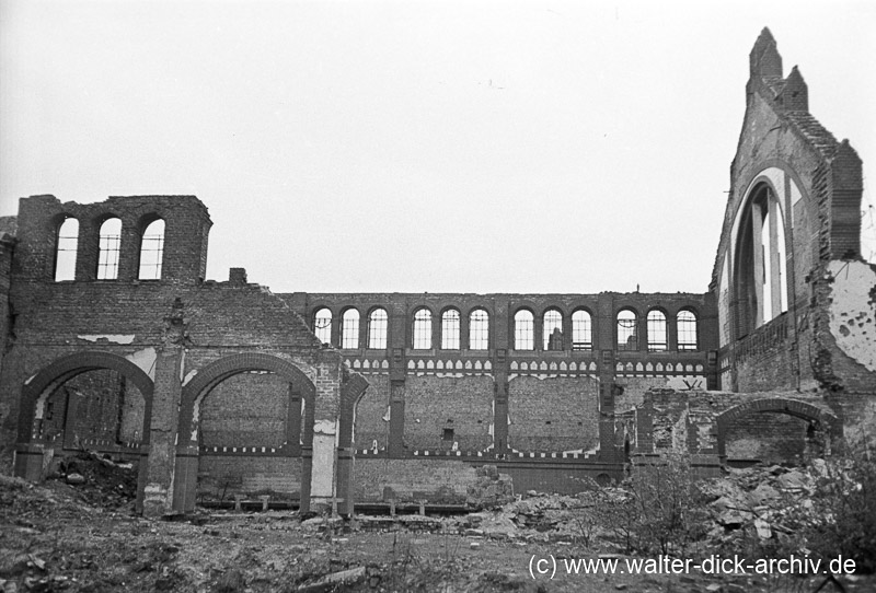 Die alte Markthalle 1949