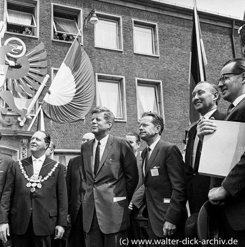 Präsident Kennedy in Köln 1963