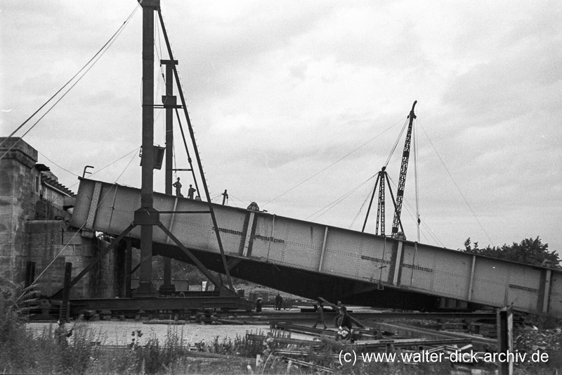 Trümmerräumung in Rodenkirchen 1947