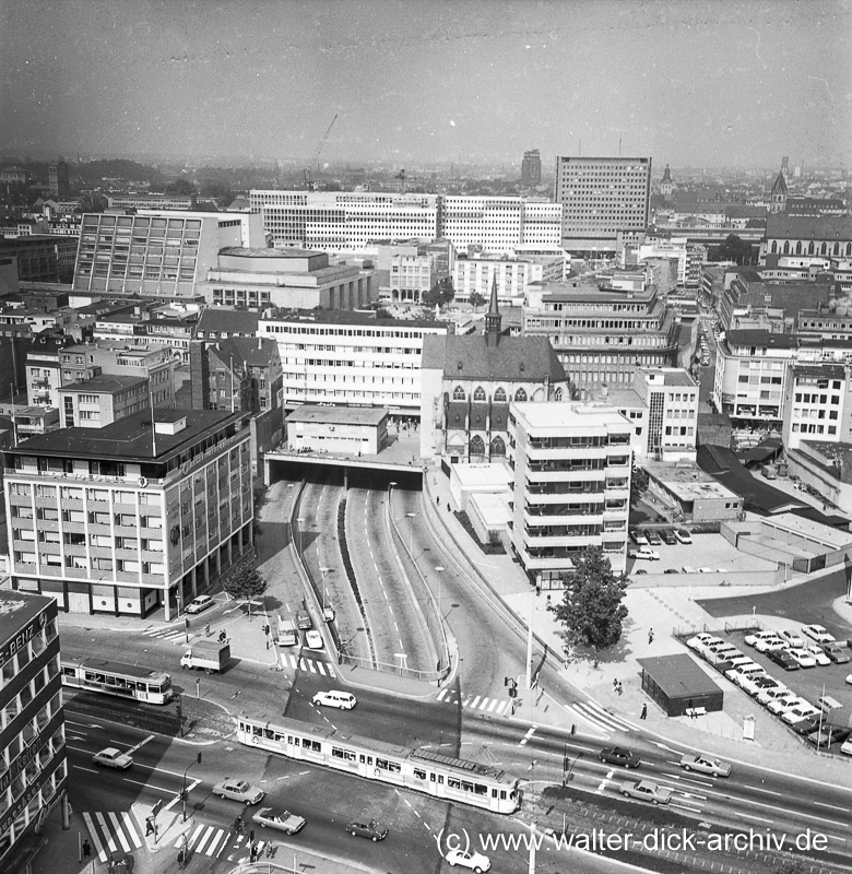 Unterfahrung der Schildergasse 1968