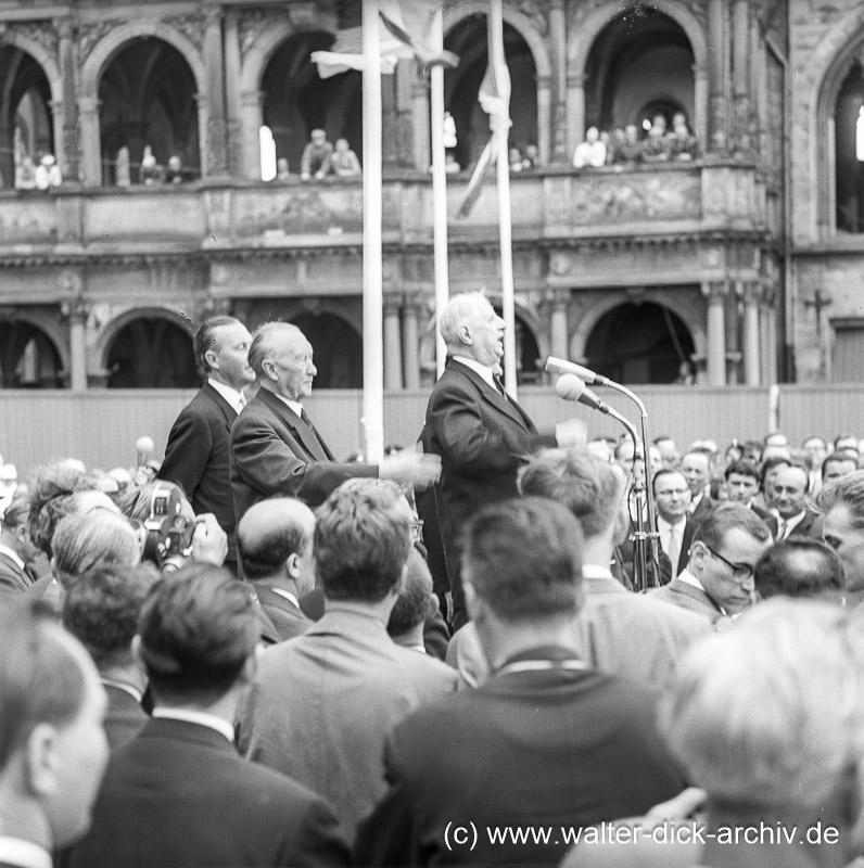 Ansprache des französischen Präsidenten 1962