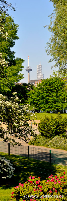 Fernsehturm und KölnTurm Köln Park Fernsehturm Kölnturm