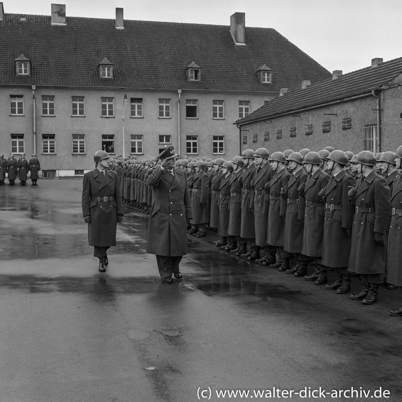 Militärische Zeremonie Vereidigung 1962