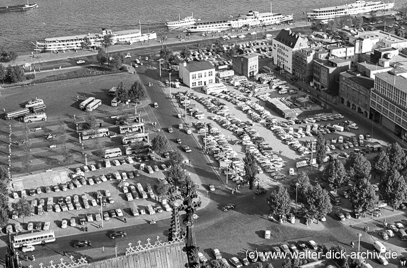 Blick vom Dom - Richtung Osten 1959