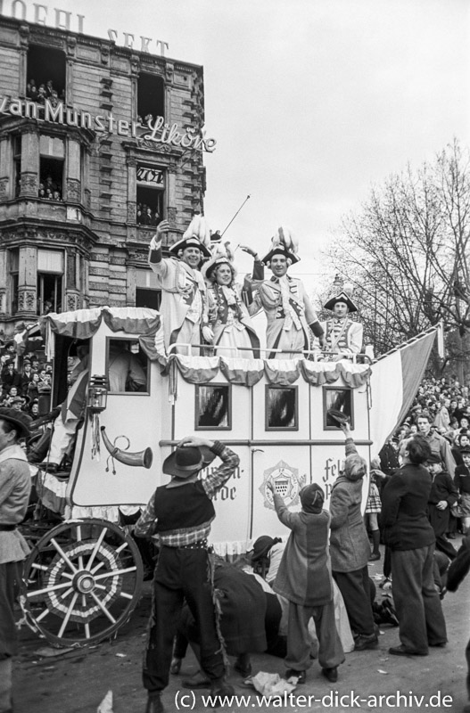 Feldpost der Prinzengarde 1951