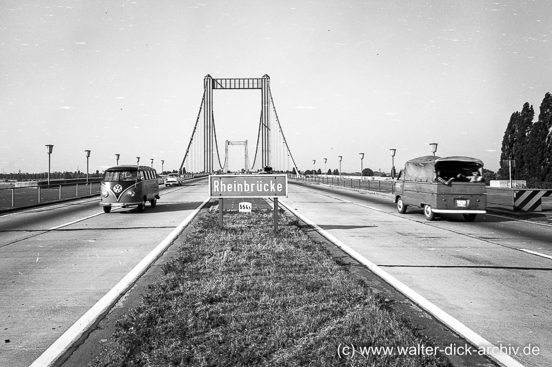 Rodenkirchener Autobahnbrücke 1954
