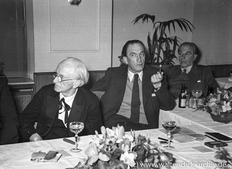 August Sander bei der Gründung der DGPh-1951