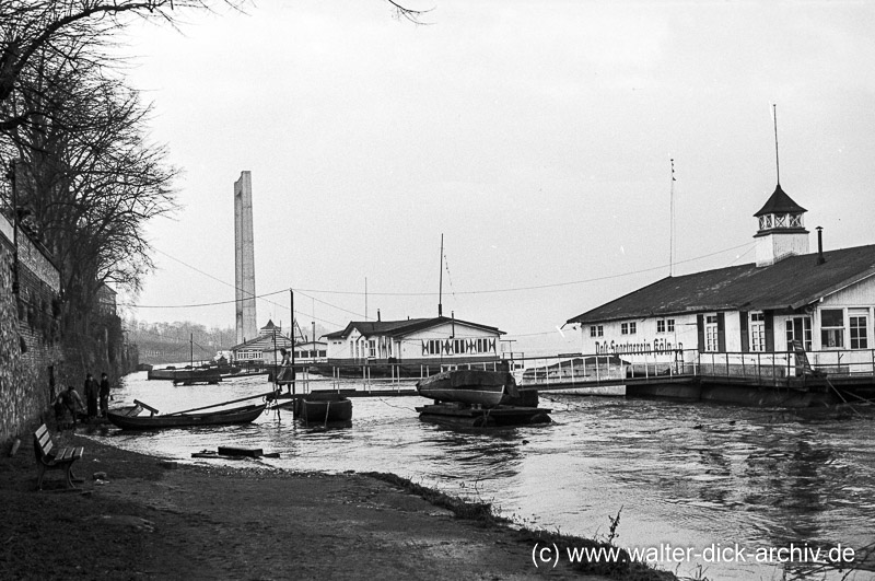Hochwasser in Rodenkirchen 1950