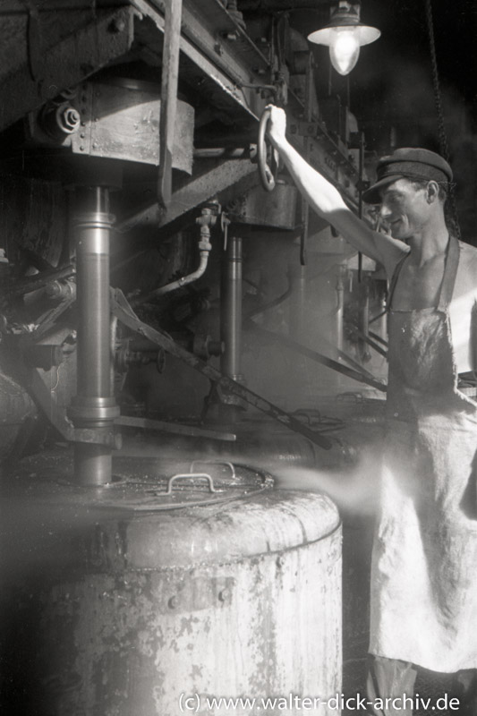 "Kampagne" in der Zuckerfabrik 1946