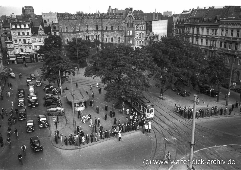 Auf dem Rudolfplatz 1938