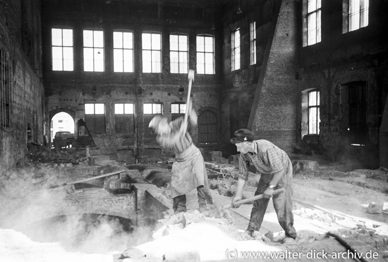 Wiederaufbau des Gürzenich 1953
